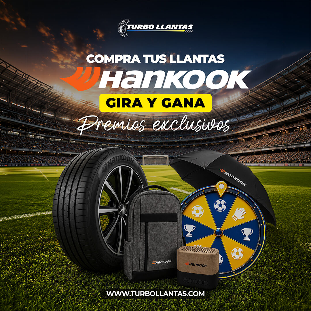 Campaña "ruleta" de Hankook, formato cuadrado.